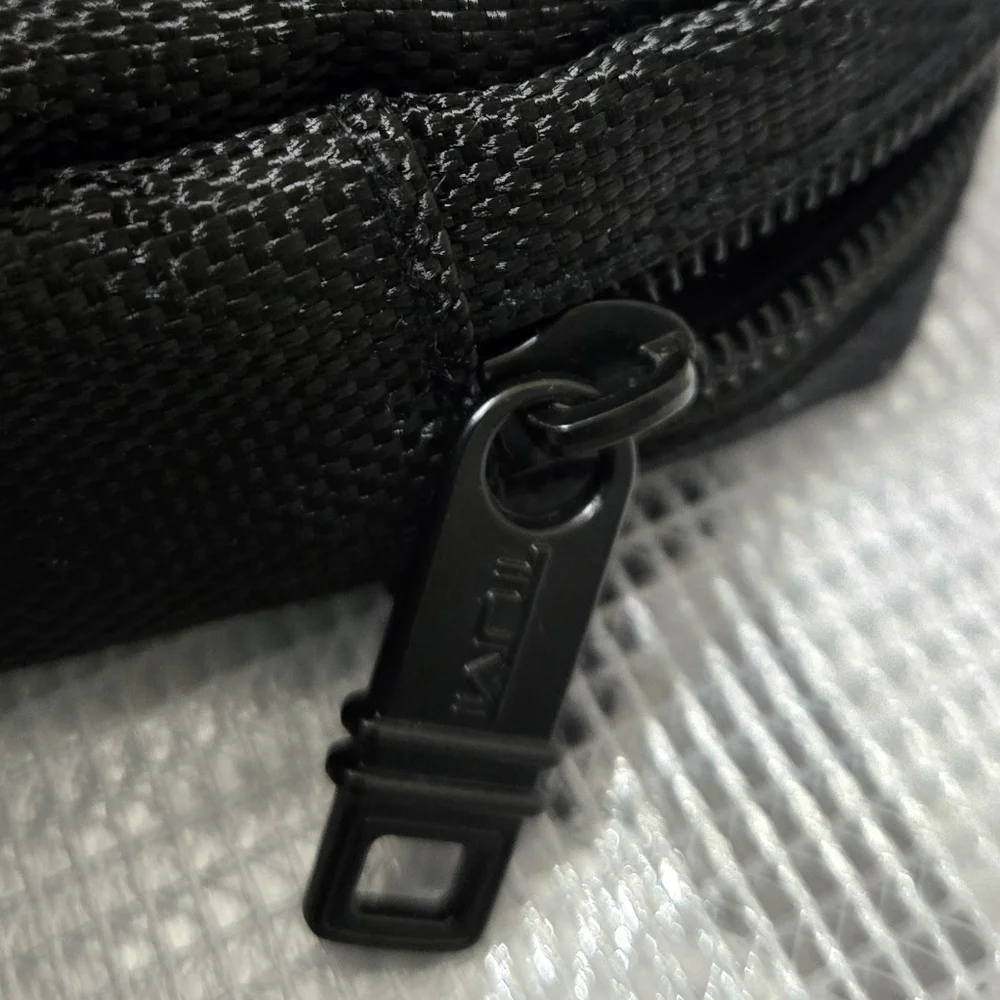 TUMI Black Travel Toiletry Bag Set